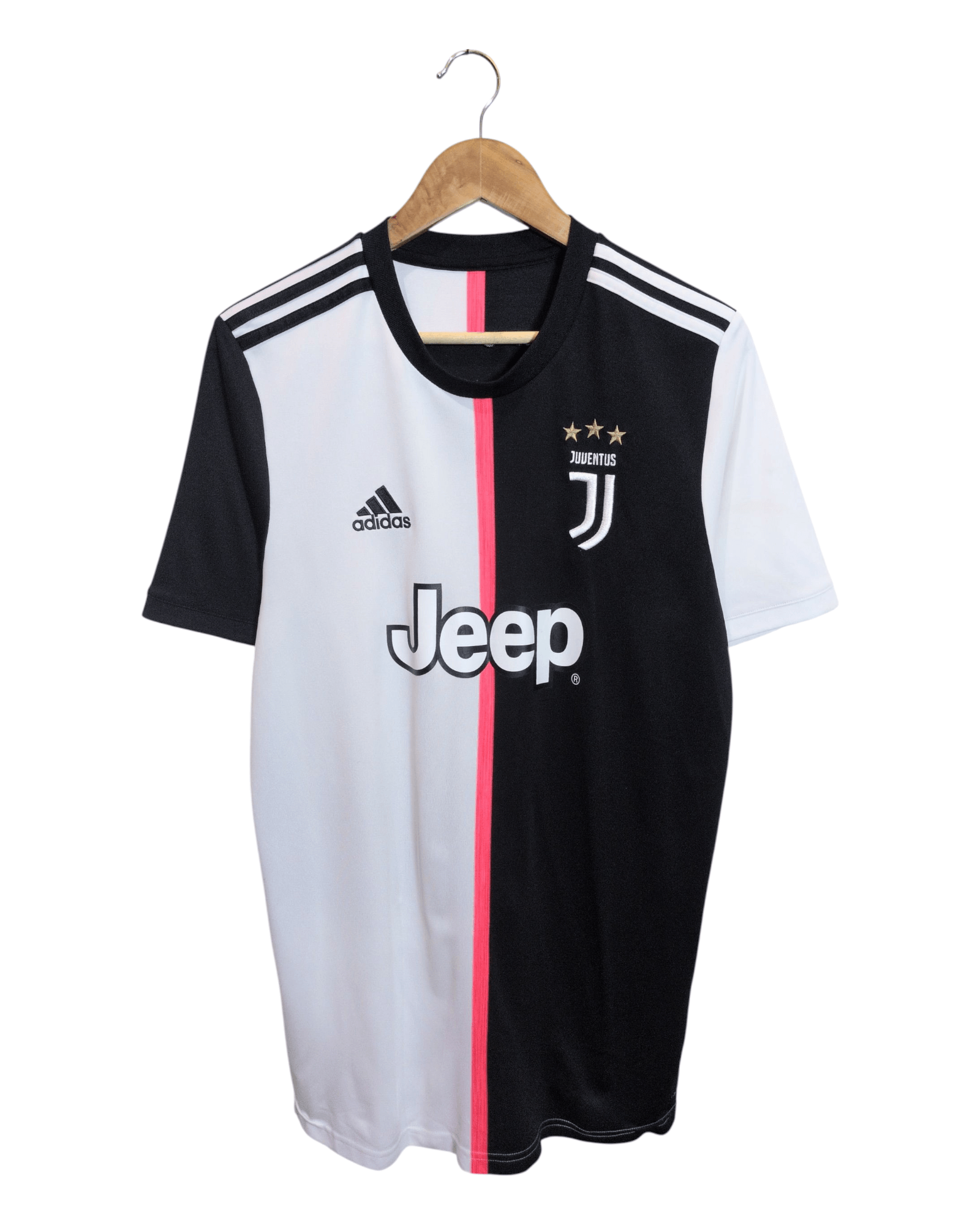 2019-20 Juventus Adidas Home Shirt #7 Ronaldo - (M)