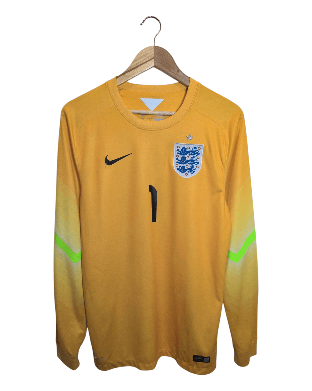 2014-15 England Nike Goalkeeper L/S Shirt #1 Hart - (S)