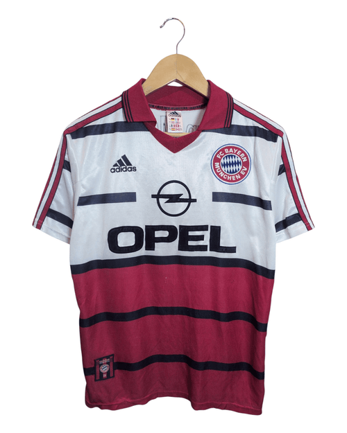 1998-00 Bayern Munich Adidas Away Shirt #9 Elber - (XL.Boys)