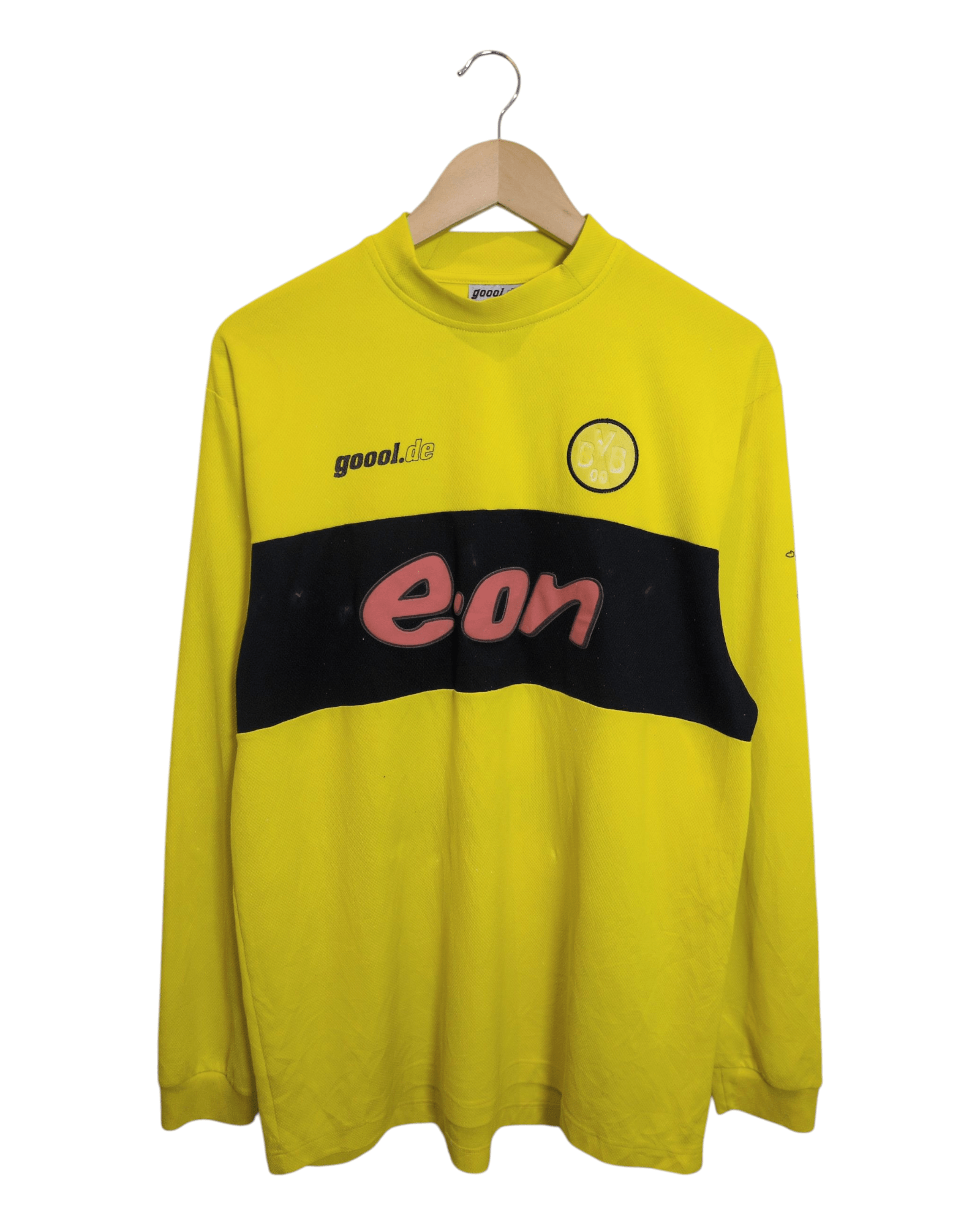 2002-03 Borussia Dortmund goool.de Home L/S Shirt #10 Rosicky - (L)