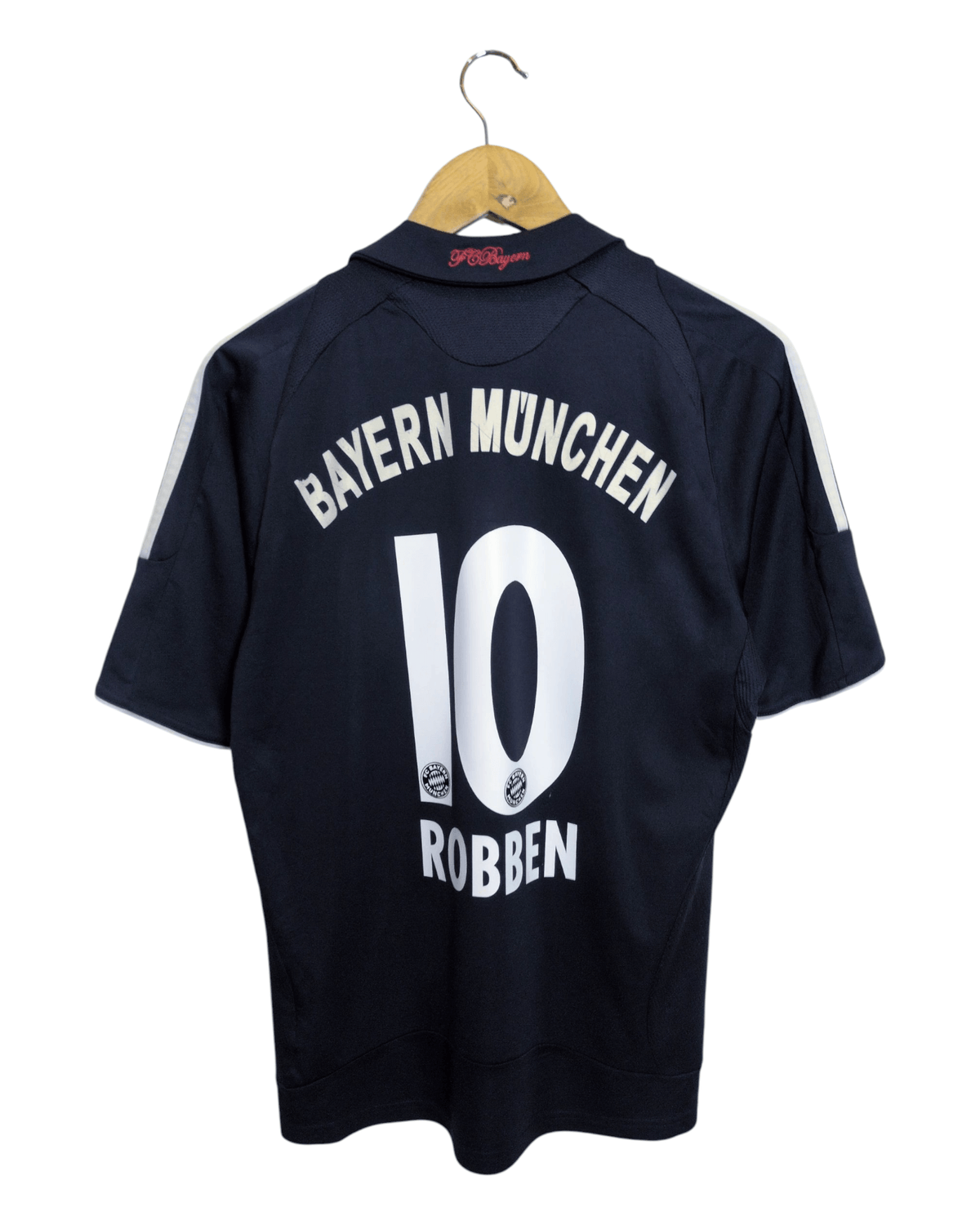 2008-09 Bayern Munich Adidas Away Shirt #10 Robben - (XL.Boys)