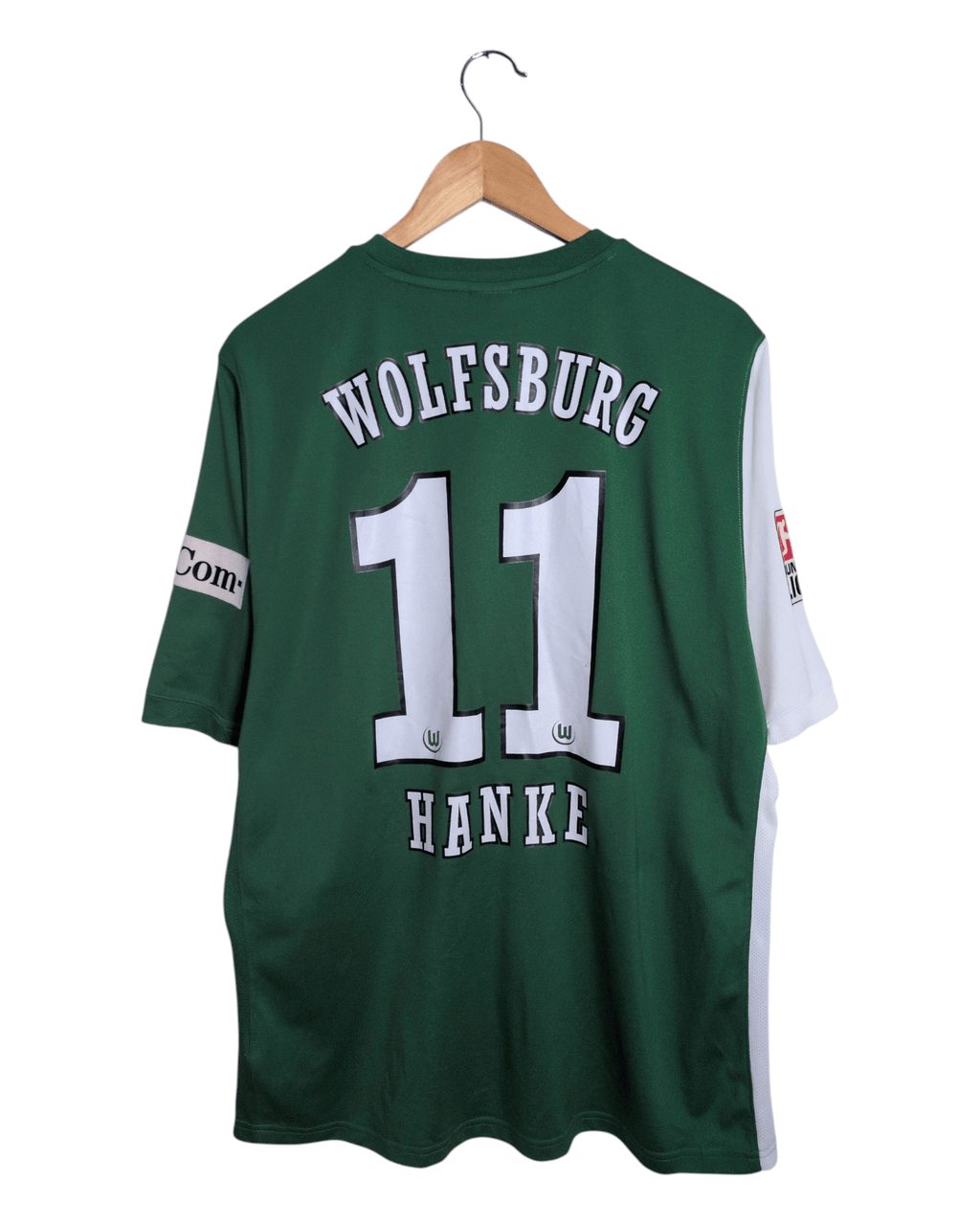 2006-07 Wolfsburg Nike Signed Home Shirt #11 Hanke - (L)