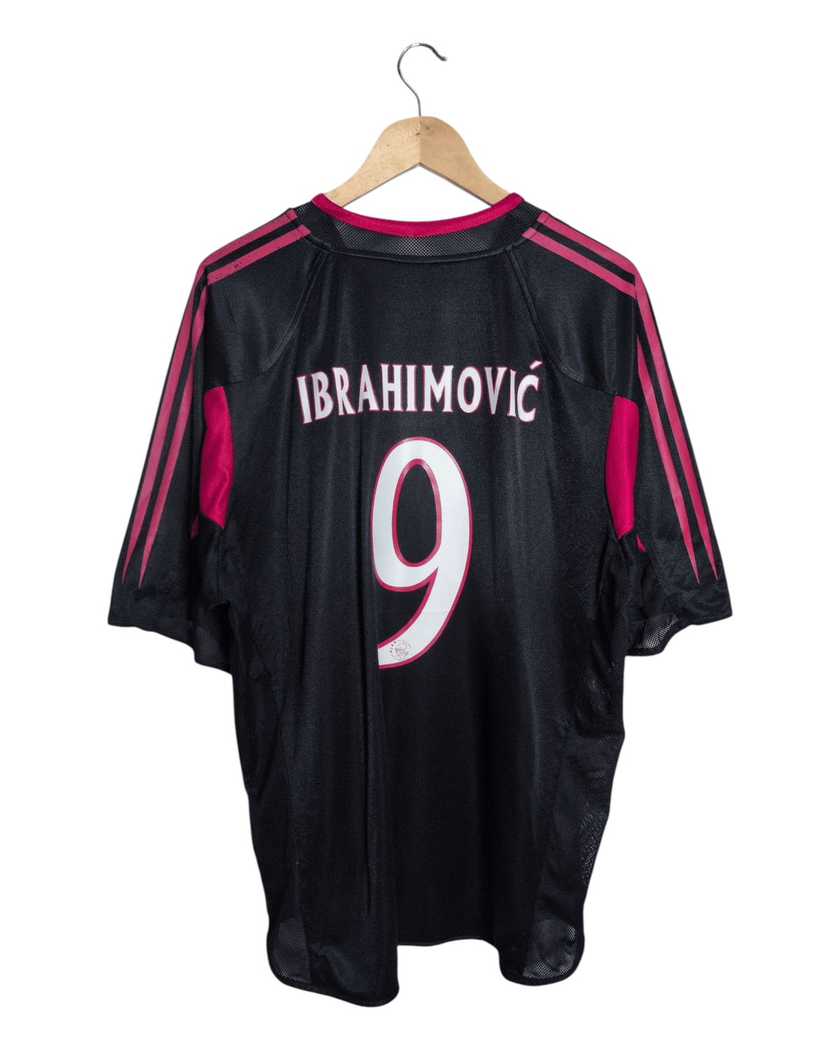 2004-05 Ajax Adidas Third Shirt #9 Ibrahimovic - (XL)