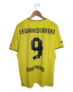2013-14 Borussia Dortmund Puma Winter Home Shirt #9 Lewandowski - (L)