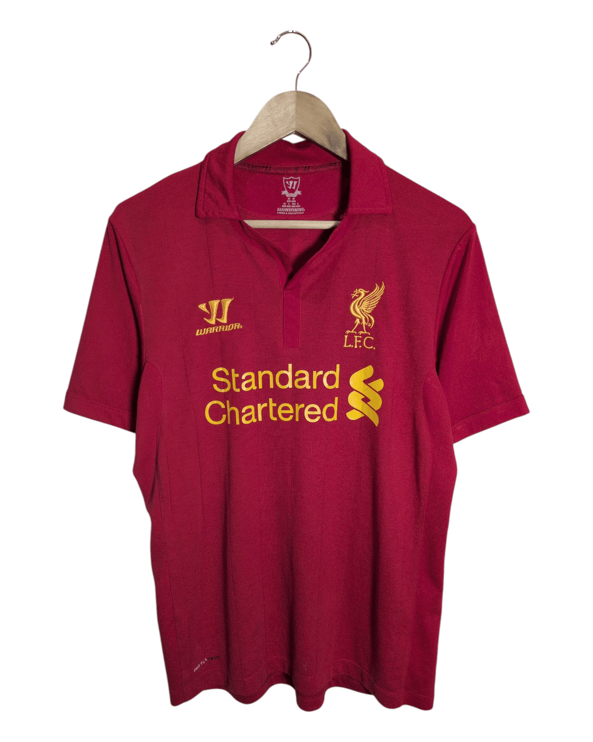 2012-13 Liverpool Warrior Home Shirt #7 Suarez - (L)
