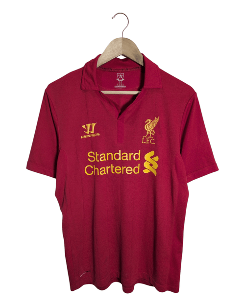 2012-13 Liverpool Warrior Home Shirt #7 Suarez - (L)