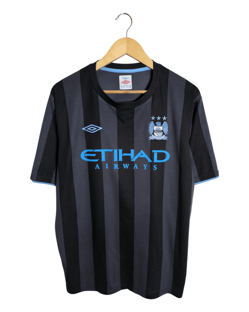 2012-13 Manchester City Umbro Away Shirt #2 Richards - (XL)