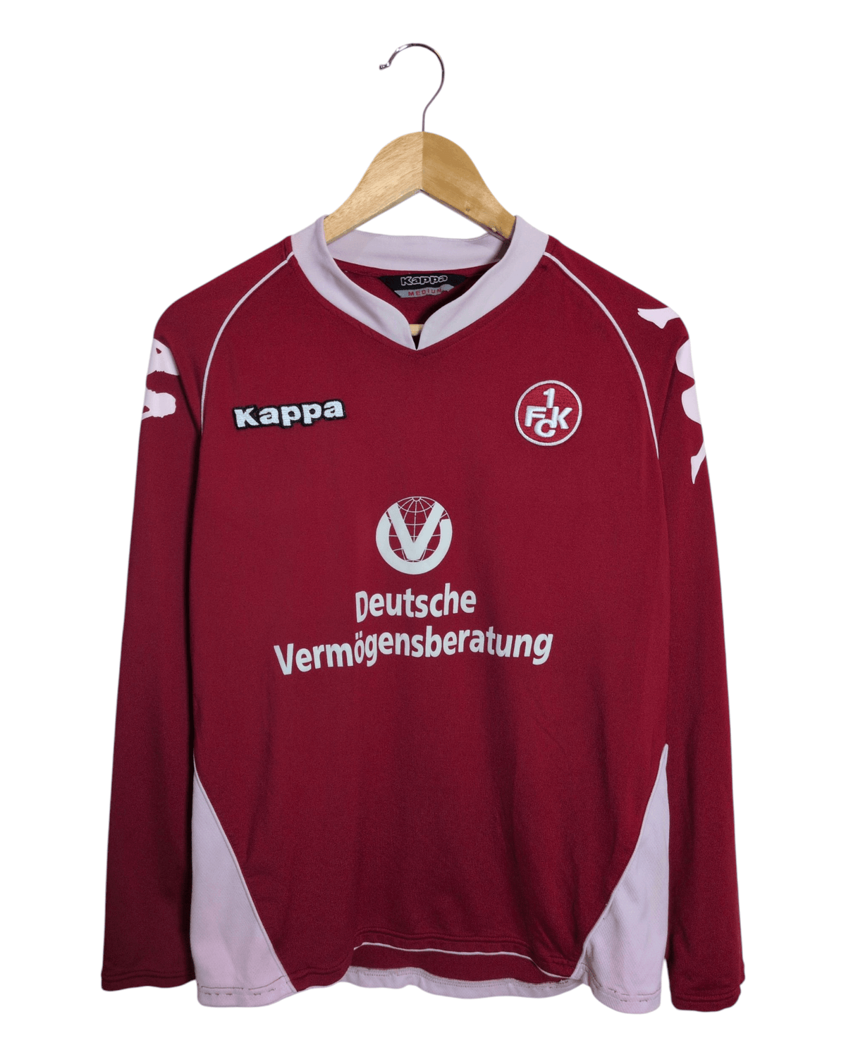 2007-08 Kaiserslautern Kappa Home L/S Shirt #12 - (M)