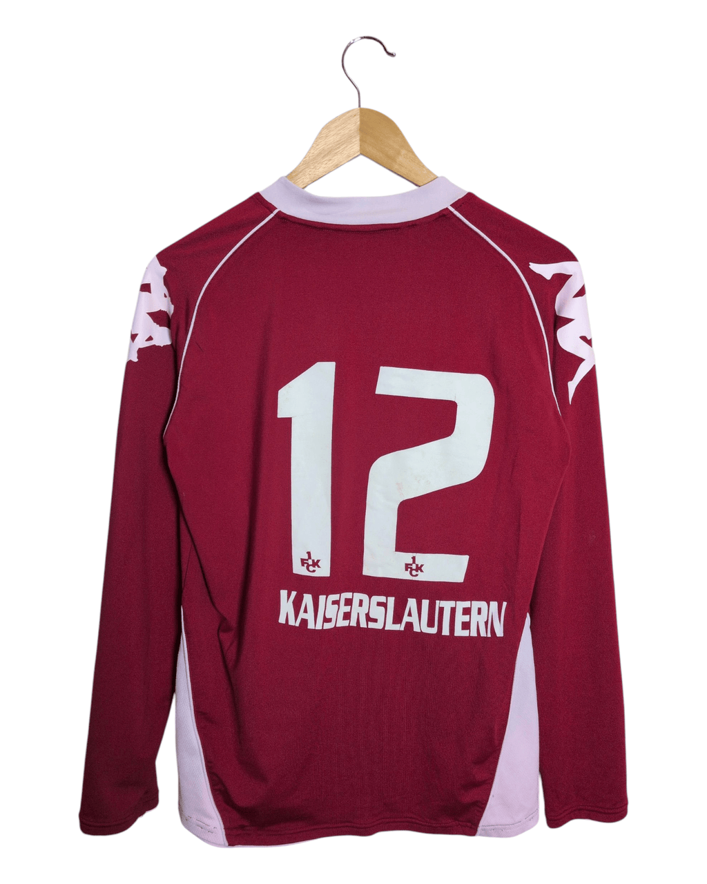 2007-08 Kaiserslautern Kappa Home L/S Shirt #12 - (M)