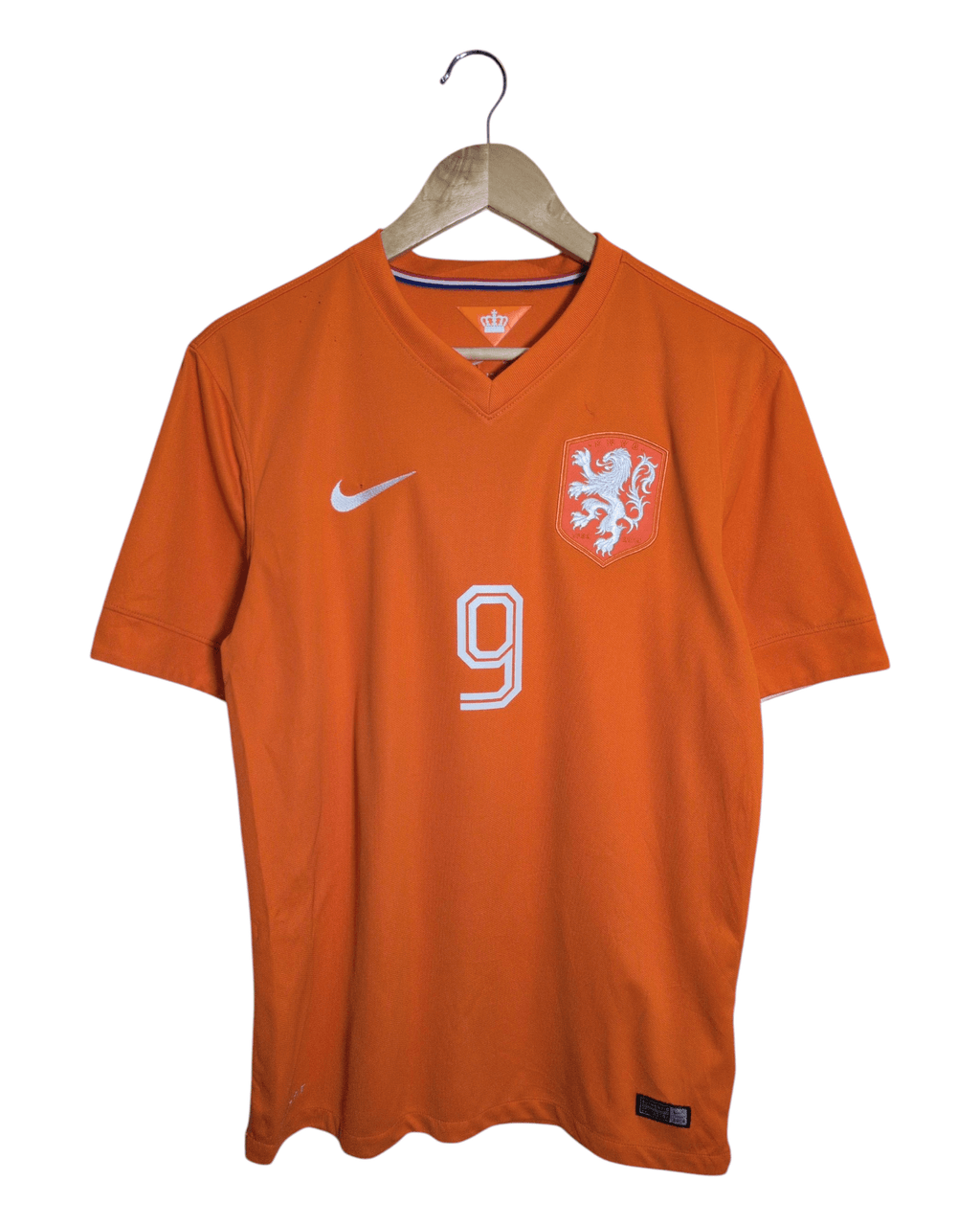 2014-15 Netherlands Nike Home Shirt #9 V.Persie - (M)