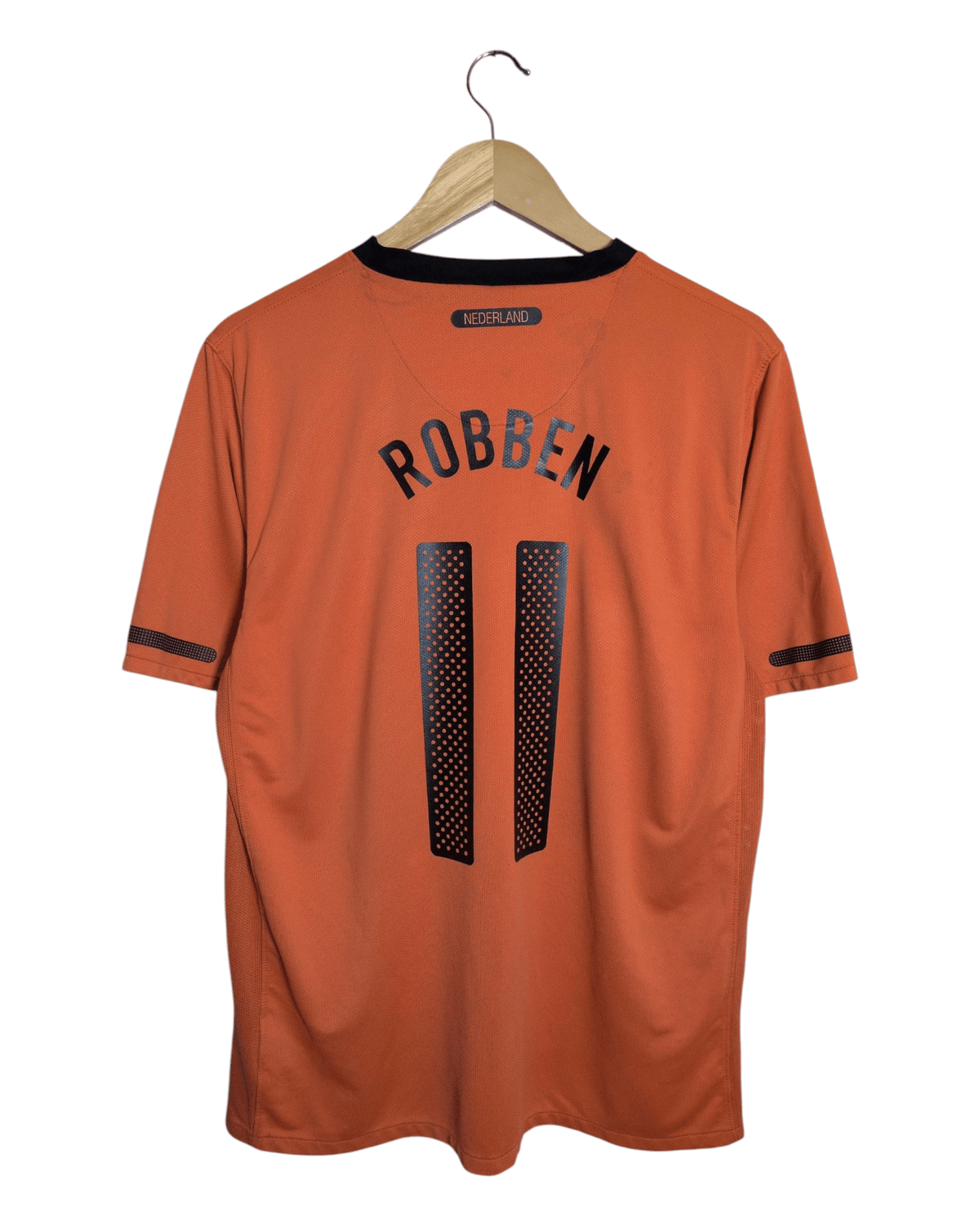 2010-11 Netherlands Nike Home Shirt #11 Robben - (L)