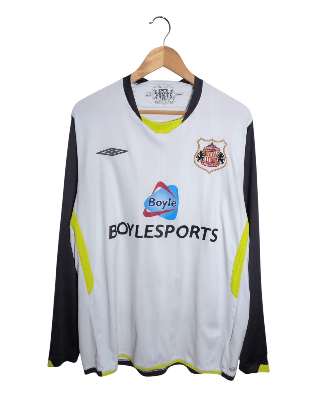 2009-10 Sunderland Umbro Away L/S Shirt - (L)