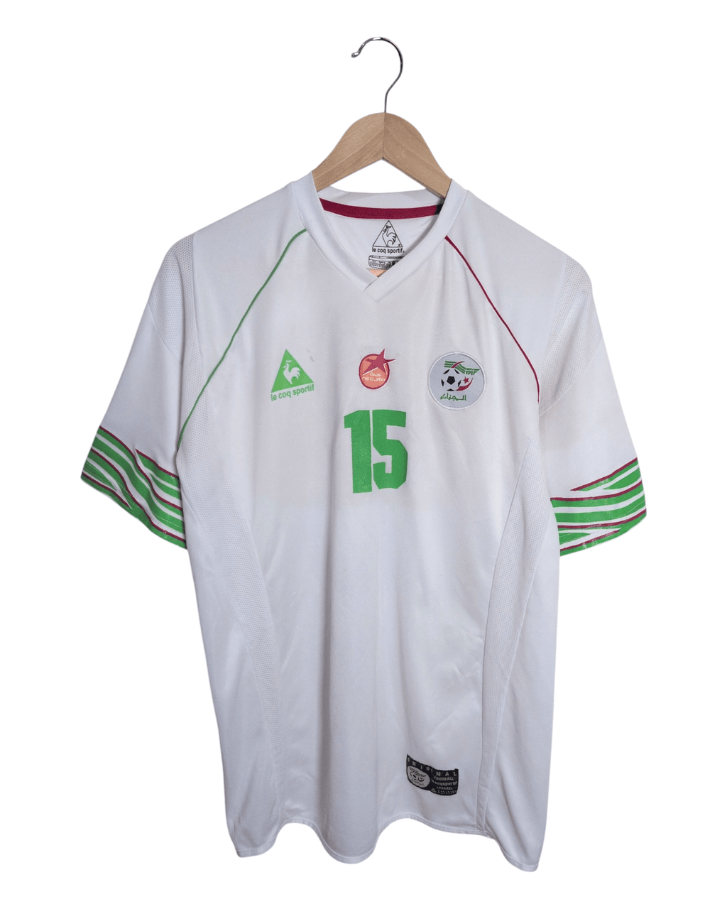 2008-10 Algeria Le Coq Sportif Home Shirt #15 Zaini - (M)