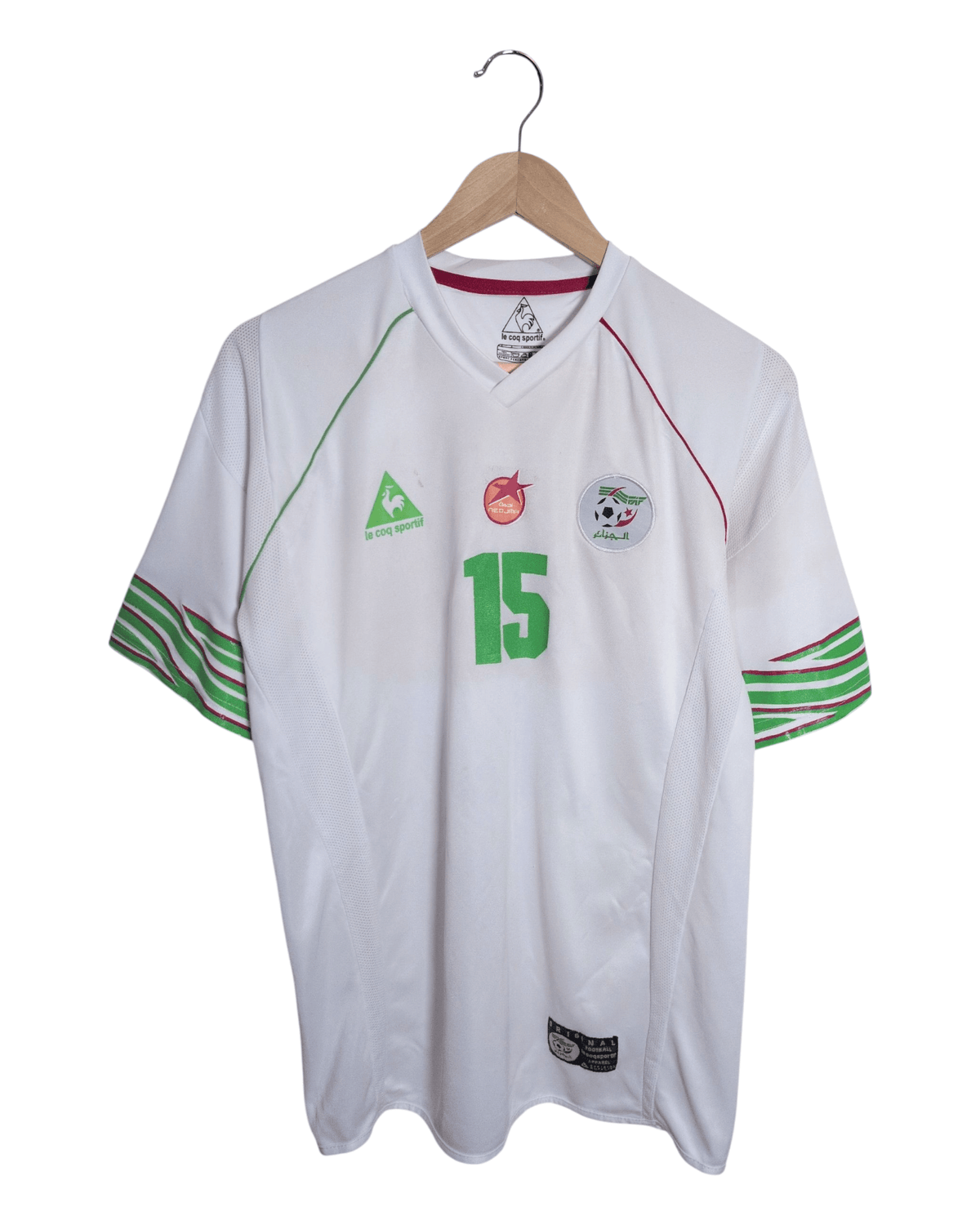 2008-10 Algeria Le Coq Sportif Home Shirt #15 Zaini - (M)