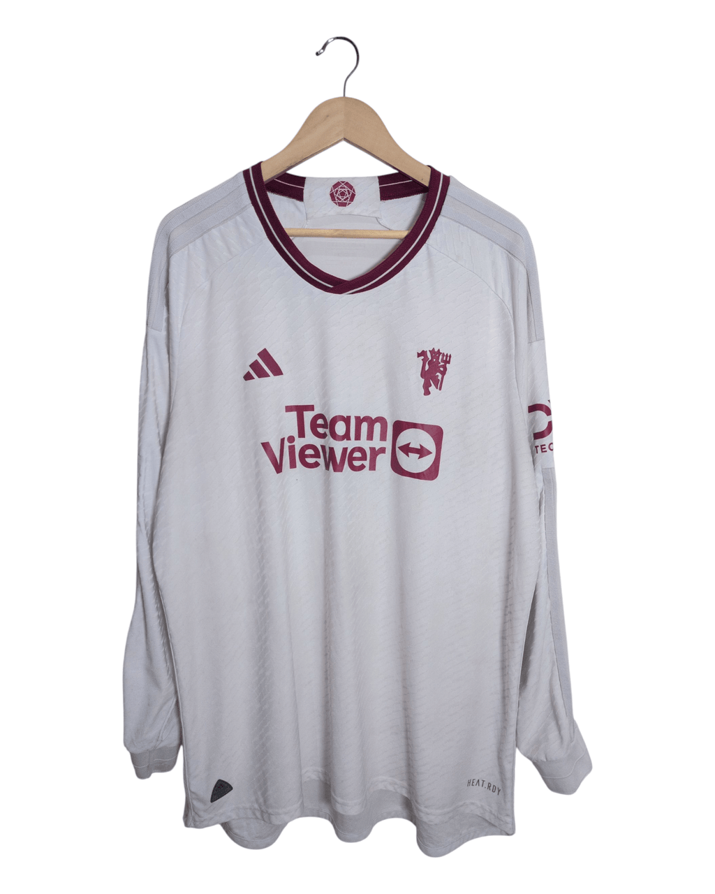 2023-24 Manchester United Adidas Authentic Third L/S Shirt - (XL)