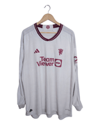 2023-24 Manchester United Adidas Authentic Third L/S Shirt - (XL)