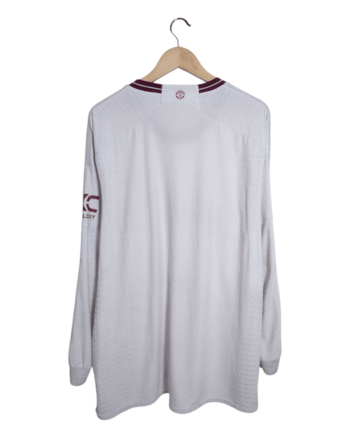 2023-24 Manchester United Adidas Authentic Third L/S Shirt - (XL)