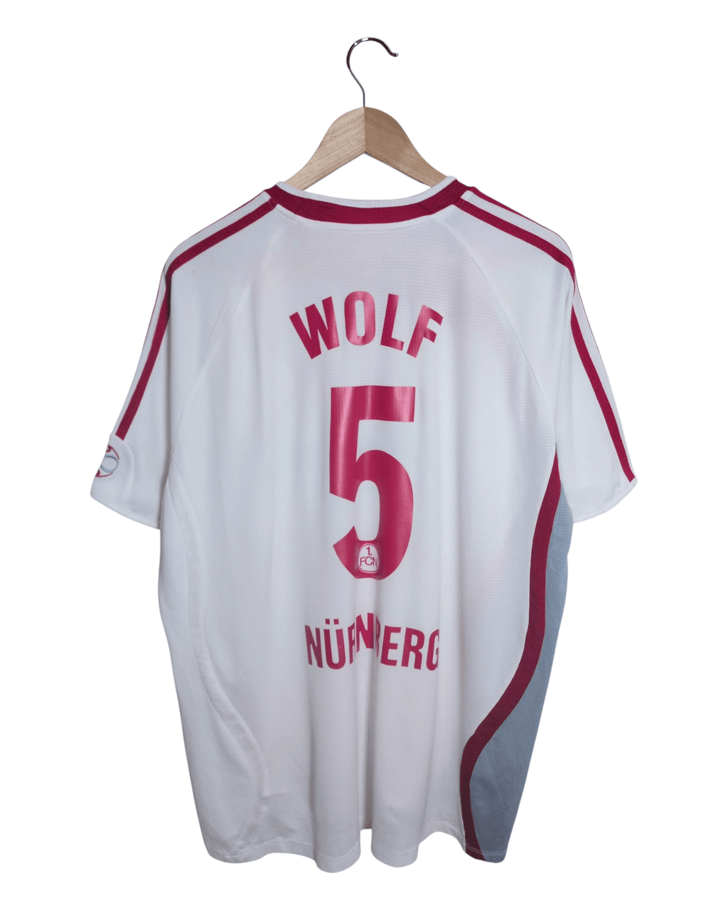 2006-07 Nurnberg Adidas Away Shirt #5 Wolf - (XL)