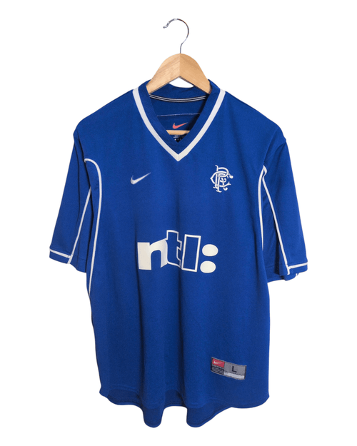 1999-01 Rangers Nike Home Shirt #6 Ferguson - (L)