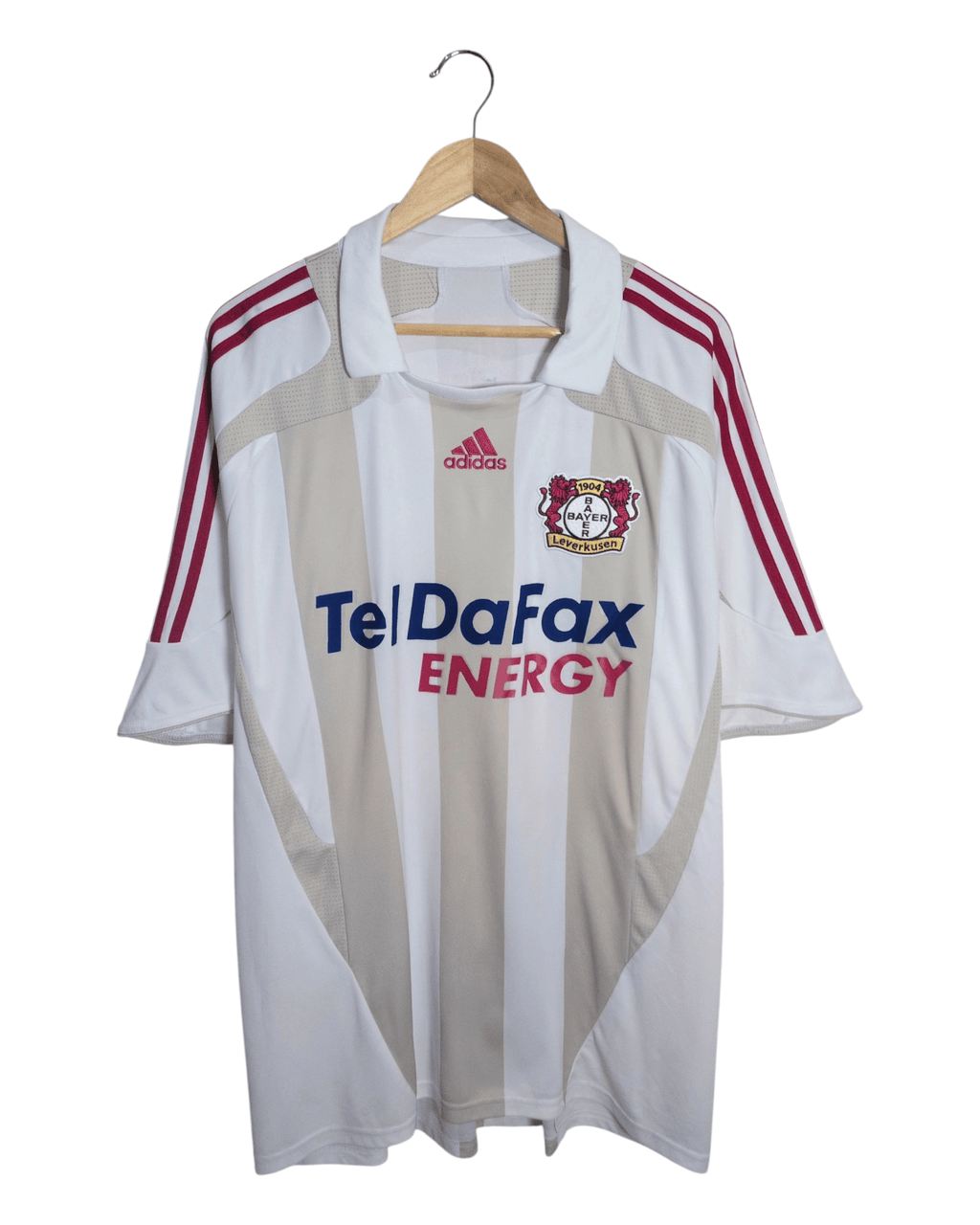 2007-09 Bayer Leverkusen Adidas Away Shirt #11 Kiebling - (XL)