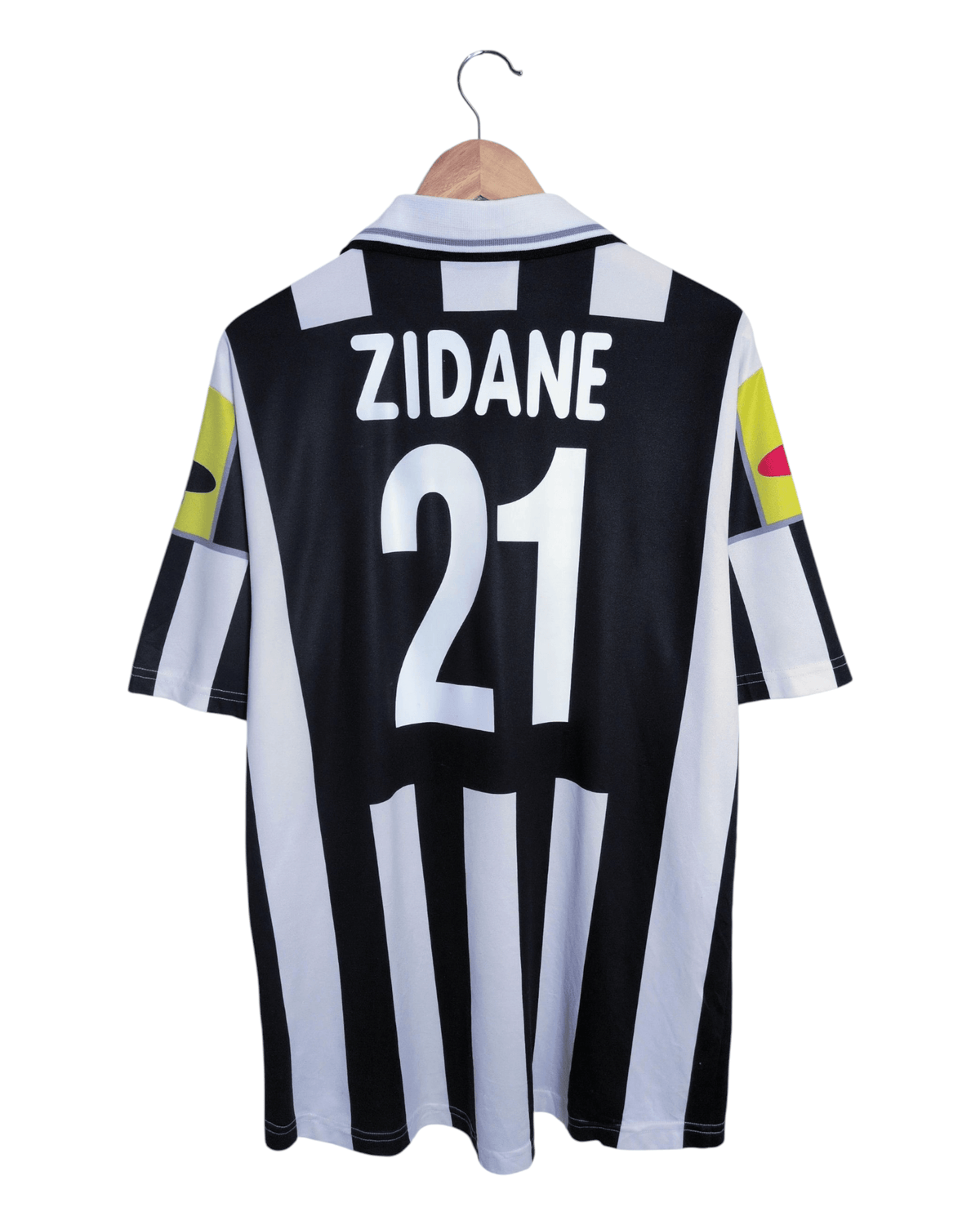 2000-01 Juventus Lotto Ciaoweb Home Shirt #21 Zidane - (L)