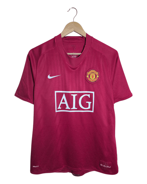 2007-09 Manchester United Nike Home Shirt #7 Ronaldo - (M)