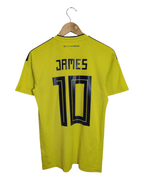 2018-19 Colombia Adidas Home Shirt #10 James - (S)