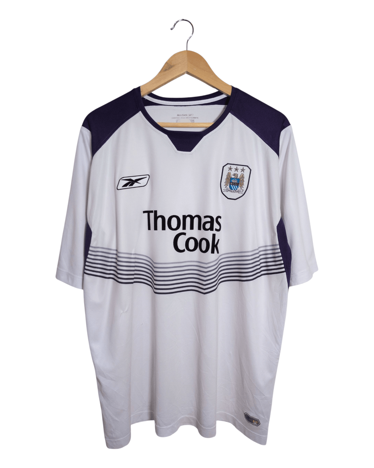 2004-05 Manchester City Reebok Away Shirt #39 Anelka - (XL)