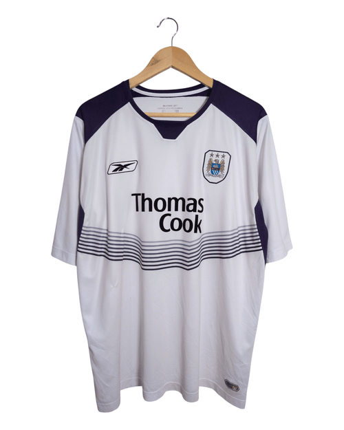 2004-05 Manchester City Reebok Away Shirt #39 Anelka - (XL)