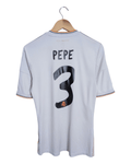 2013-14 Real Madrid Adidas Home Shirt #3 Pepe - (S)