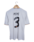 2013-14 Real Madrid Adidas Home Shirt #3 Pepe - (S)