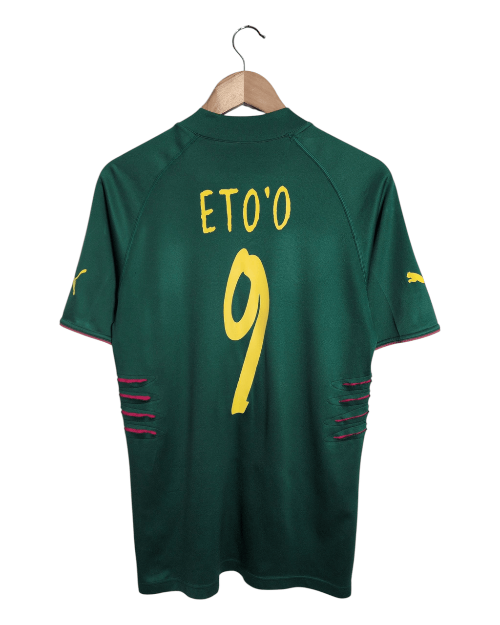 2004-06 Cameroon Puma Home Shirt #9 Eto'o - (S)
