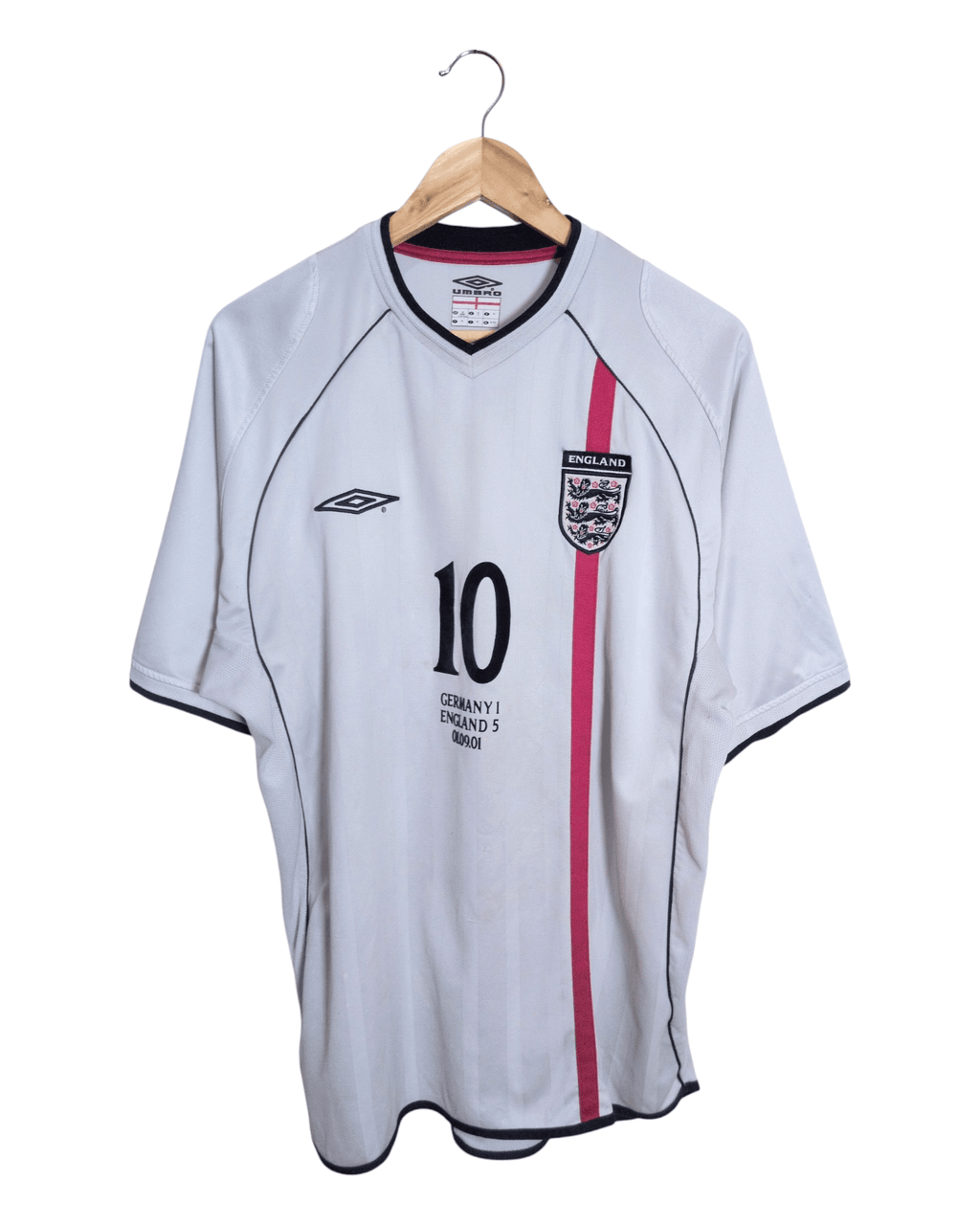 2001-03 England Umbro Home Shirt #10 Owen - (XL)