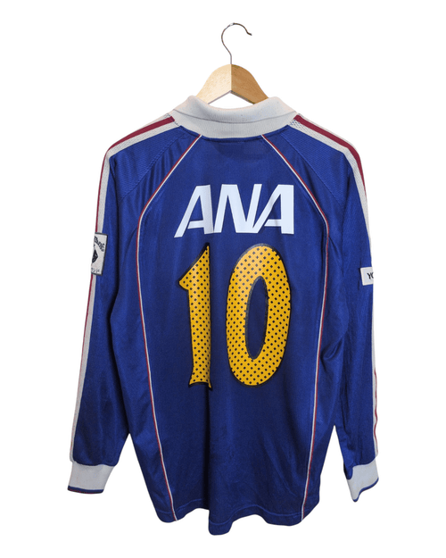 2000 Yokohama Marinos Adidas Home L/S Shirt #10 Nakamura - (L)