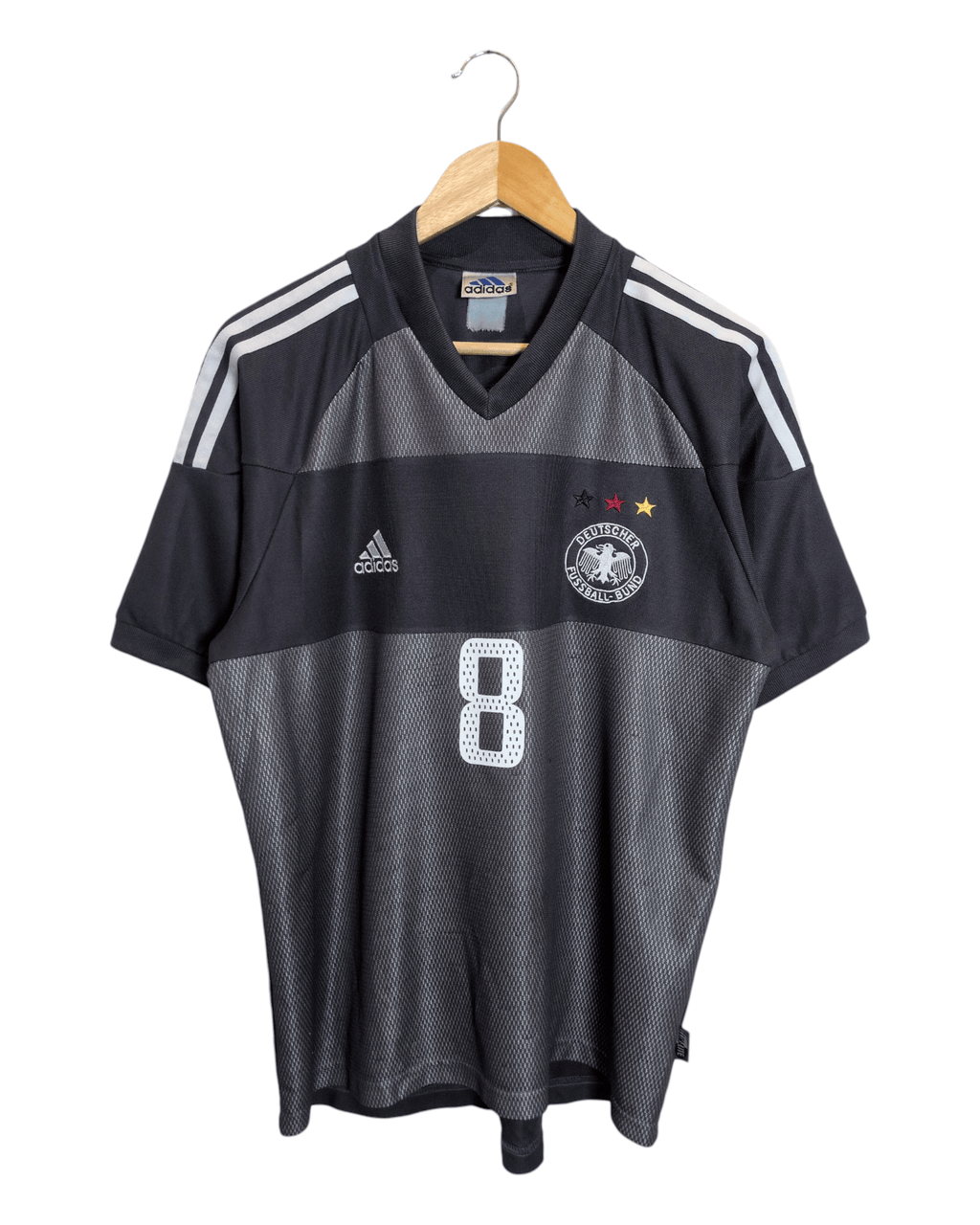 2002-04 Germany Adidas Away Shirt #8 Hamann - (M)