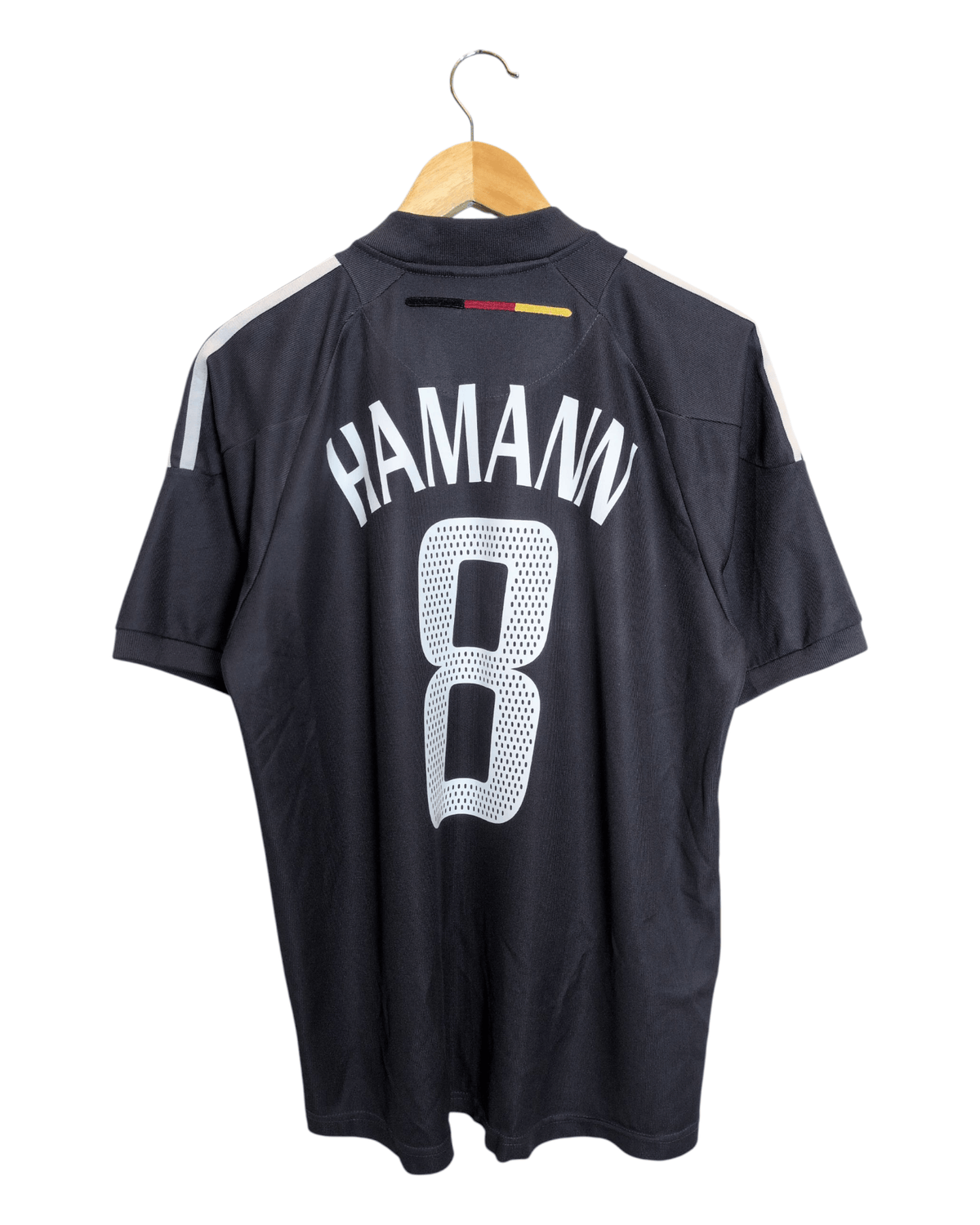 2002-04 Germany Adidas Away Shirt #8 Hamann - (M)