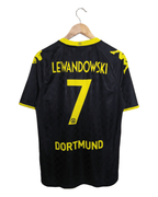 2010-11 Borussia Dortmund Kappa Away Shirt #7 Lewandowski - (L)