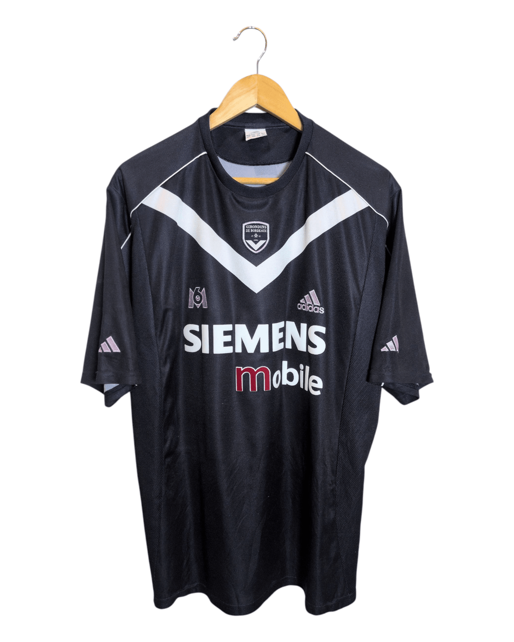 2003-04 Bordeaux Adidas Home Shirt #5 Pochettino - (XL)