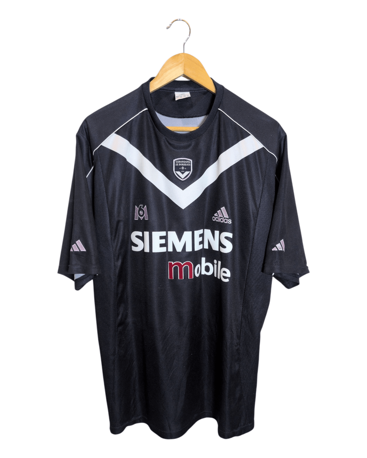 2003-04 Bordeaux Adidas Home Shirt #5 Pochettino - (XL)