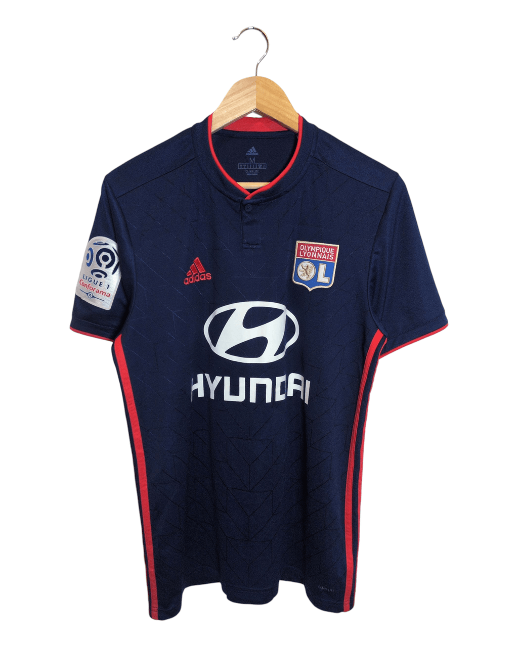 2018-19 Olympique Lyonnais Adidas Away Shirt #8 Aouar - (M)