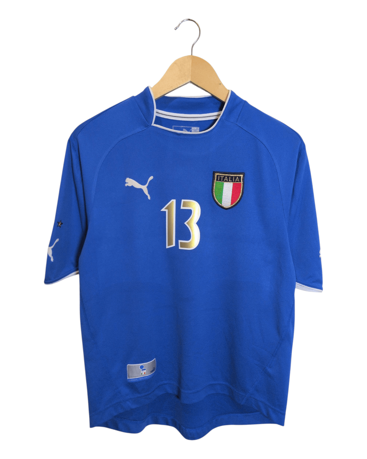2003-04 Italy Puma Home Shirt #13 Nesta - (S)