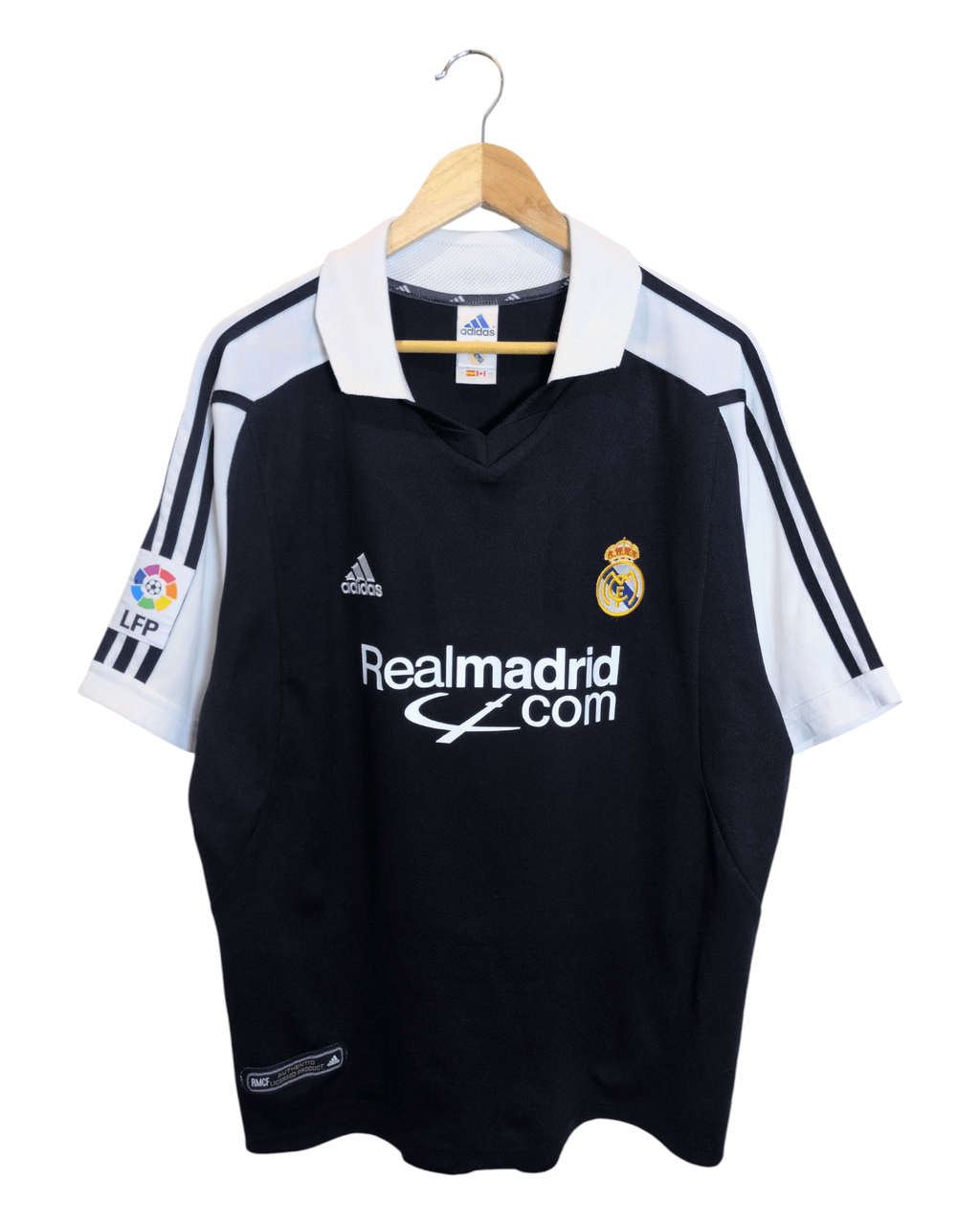 2001 Real Madrid Adidas Away Shirt #3 R.Carlos - (XL)