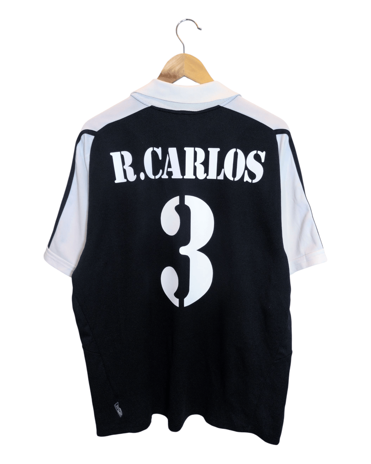 2001 Real Madrid Adidas Away Shirt #3 R.Carlos - (XL)