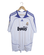 2007-08 Real Madrid Adidas Home Shirt #17 V.Nistelrooy - (XL)