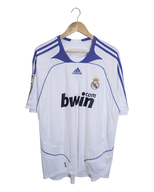 2007-08 Real Madrid Adidas Home Shirt #17 V.Nistelrooy - (XL)