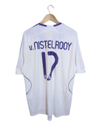 2007-08 Real Madrid Adidas Home Shirt #17 V.Nistelrooy - (XL)