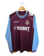 2011-12 West Ham Macron Home L/S Shirt - (L)