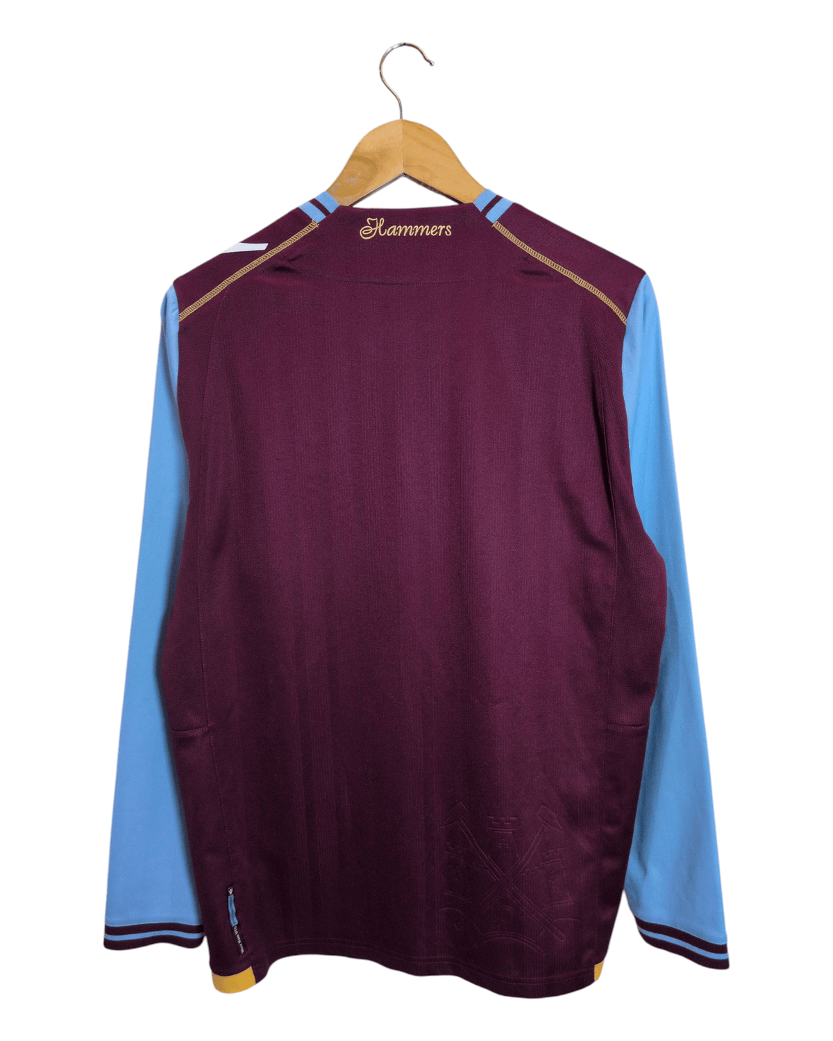 2011-12 West Ham Macron Home L/S Shirt - (L)