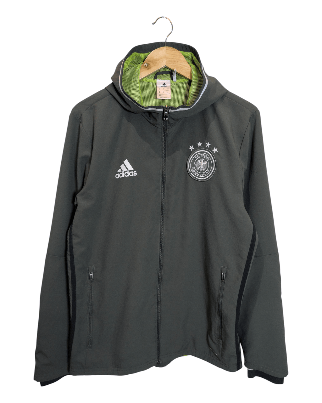 2015-16 Germany Adidas Hooded Track Jacket - (L)