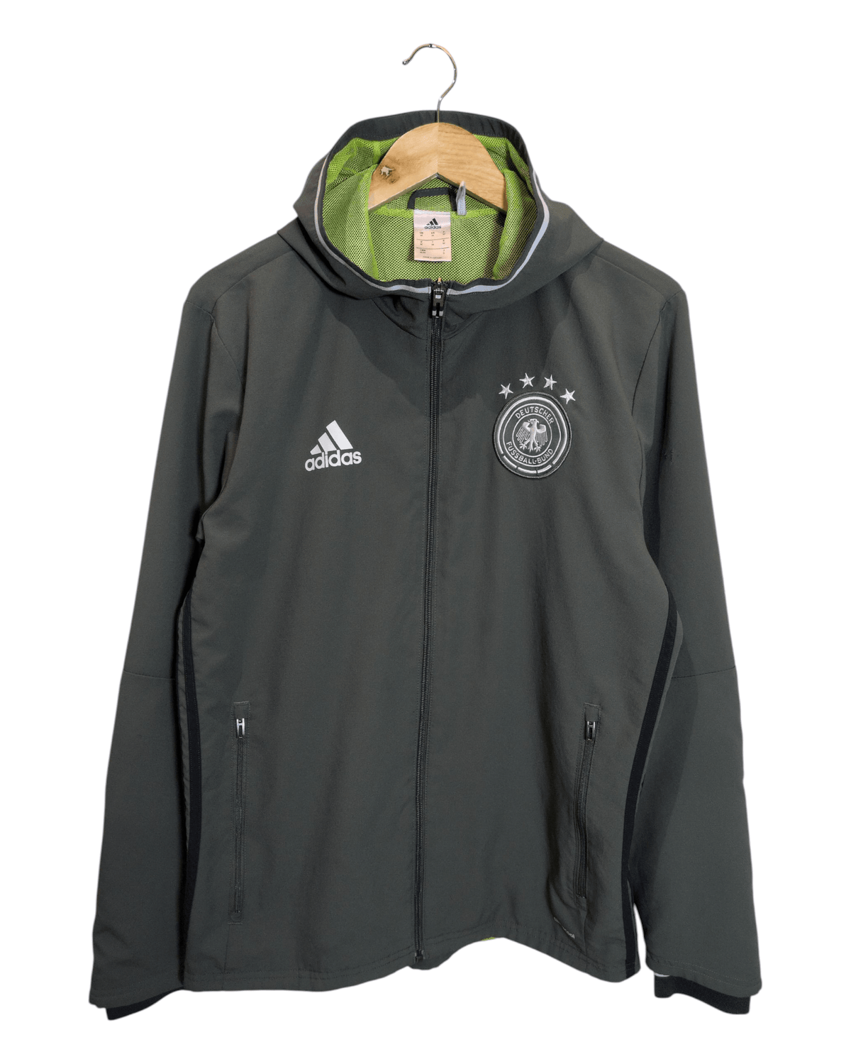 2015-16 Germany Adidas Hooded Track Jacket - (L)